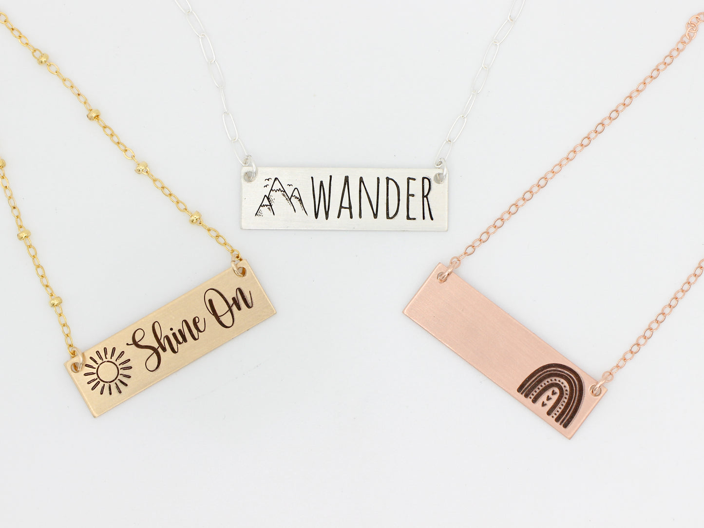Personalized Bar Necklace