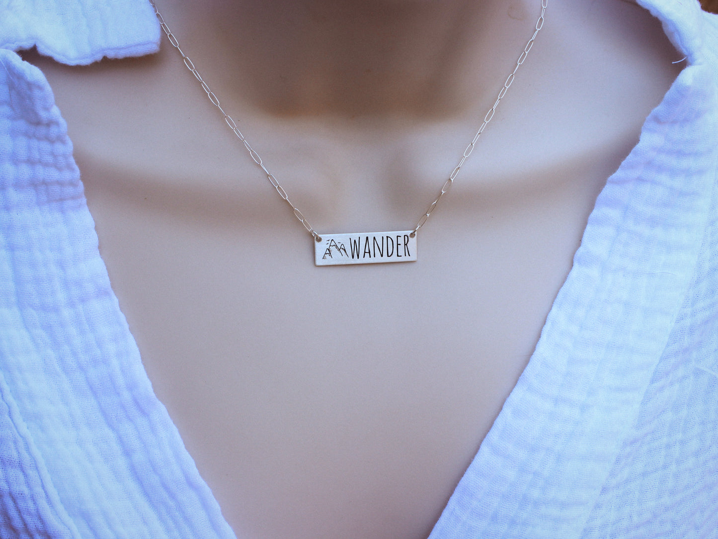 Personalized Bar Necklace