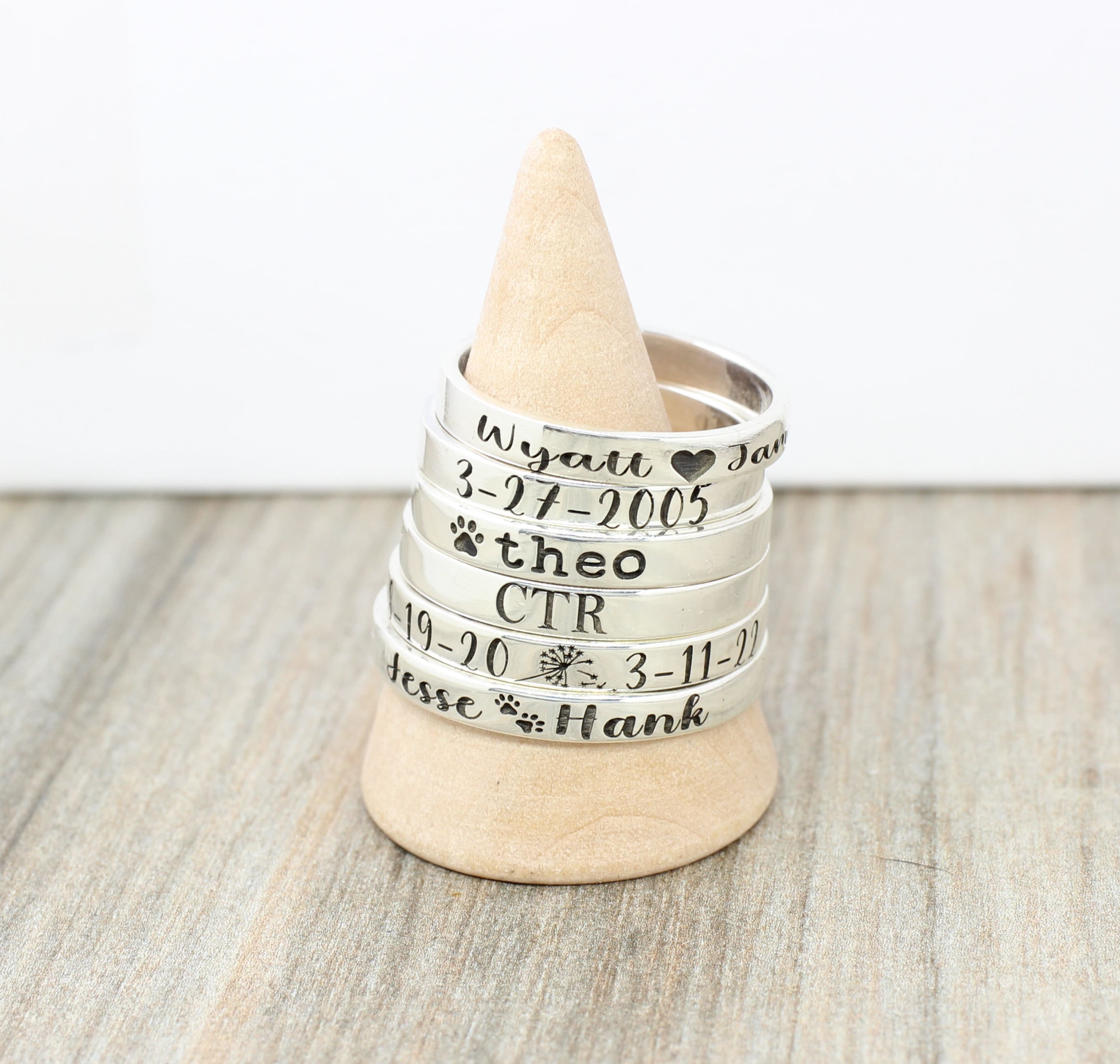Handcrafted Engraved Gifts & Stacking Rings | Custom Designs ...